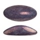 Les perles par Puca® Athos 3D Cabochon Opaque mix amethyst/gold ceramic look 03000/15726